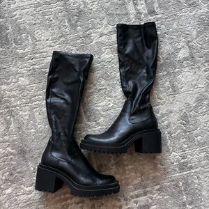 Zara boot licking next the knee